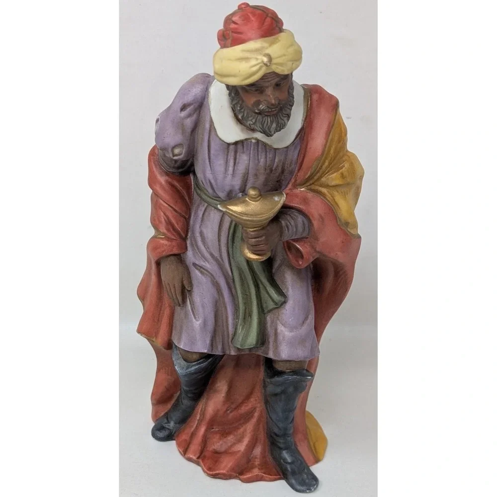 O'Well Grandeur Noel WISE MAN Nativity Set Porcelain Replacement Christmas VTG‎